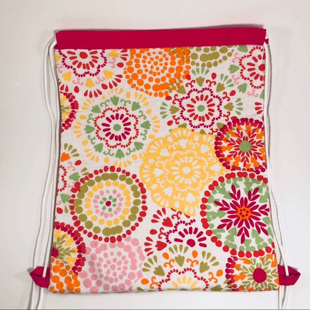 Colorful String Backpack (NWOT) - Picture 3 of 3